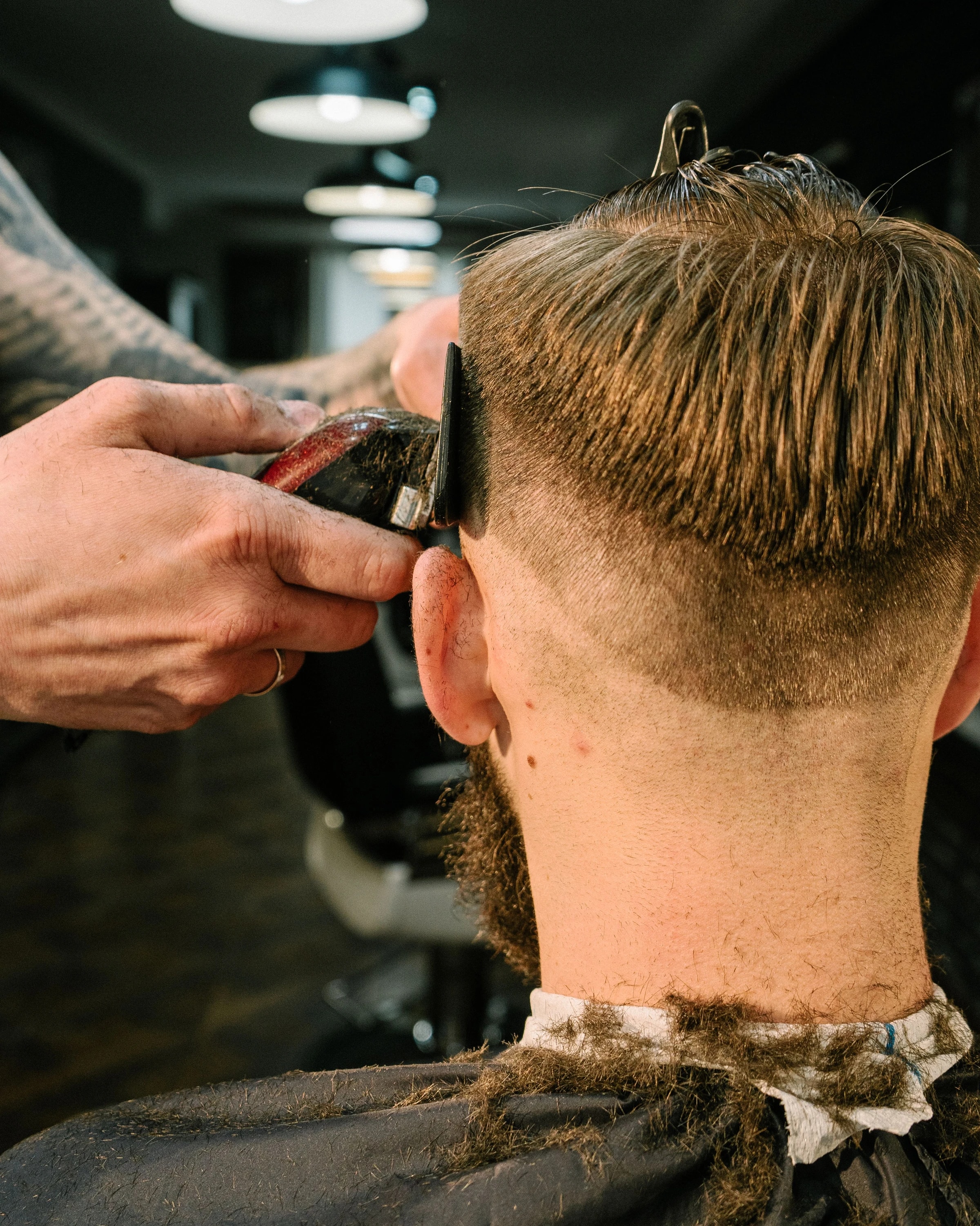 Clippers finishing a precise fade